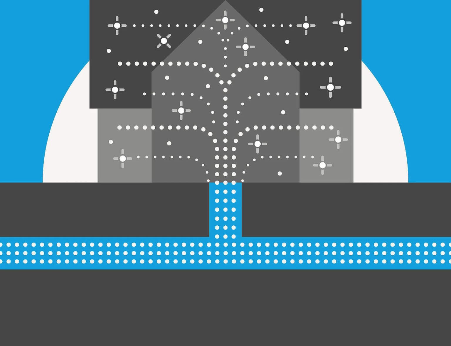 Digital Wissen FTTH Kabel Illustrationen ins Haus Deutsche Glasfaser