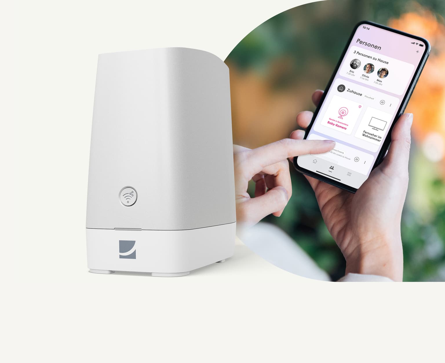 Deutsche Glasfaser Plume App und Router